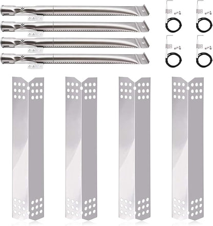 Yiming Grill Replacement Parts for Home Depot Nexgrill 4 Burner 720-0830H, 720-0783E, BHG 720-0783H, 720-0783W Grill Parts. Stainless Steel Heat Plates, Burners and Igniters for Ken/More 122.33492410