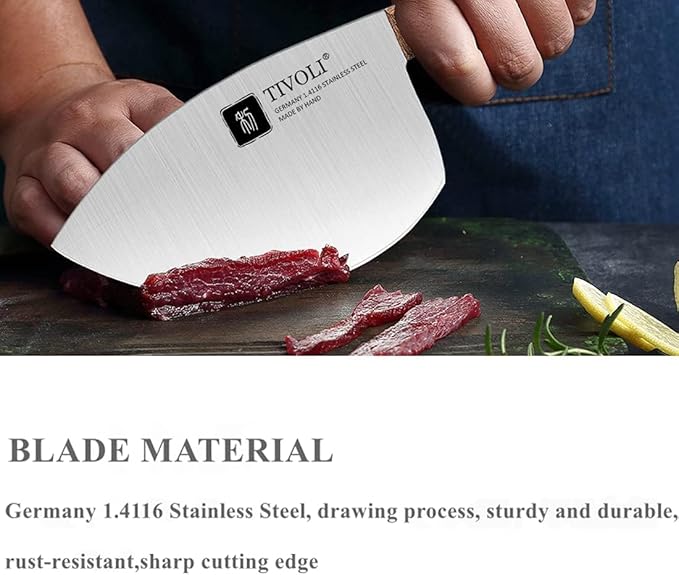 TIJERAS Seafood Market Aquatic Fish Knives Professional Tool Kitchen Knife Sharp Slaughter Fish Special Knife Meat Cleaver, Gifts for Men Women