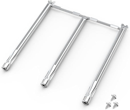 69787 Grill Burner Replacement for Weber Spirit 300, GS4 Grill Parts for Spirit 3 Burner Grills, Spirit E/S-310 E/S-330 (2013 and Newer), 18 Inch SUS304 Grill Burner for Weber Spirit II E-310