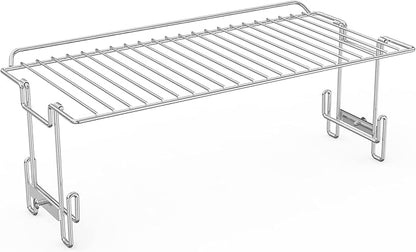 only fire Griddle Warming Rack Fits for 17" Blackstone Griddles, One-Step Clip On Attachment, Portable and Detachable