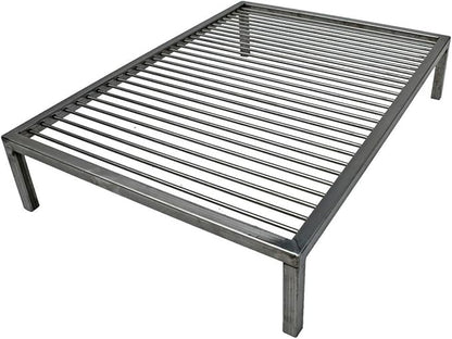 Premium Argentine iron grill Set asado parrilla argentina Grill + Brazier, outdoor kitchen, open fire cooking.