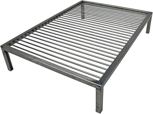 Premium Argentine iron grill Set asado parrilla argentina Grill + Brazier, outdoor kitchen, open fire cooking.