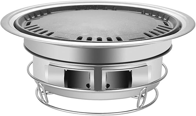 BBQ Grill Outdoor Indoor/Outdoor Charcoal Grill, BBQ Grill Camping Stove Easy to Clean with BBQ Tool Kits for Outdoor BBQ Picnic Camping Patio Backyard Cooking Outdoors Campfire Grill Grate