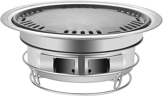 BBQ Grill Outdoor Indoor/Outdoor Charcoal Grill, BBQ Grill Camping Stove Easy to Clean with BBQ Tool Kits for Outdoor BBQ Picnic Camping Patio Backyard Cooking Outdoors Campfire Grill Grate