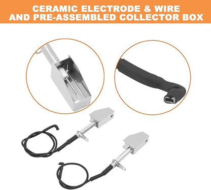 Grill Parts Kit for Kitchen Aid Grill Replacement Parts 720-0891B 720-0891C 720-0891CA 720-0891D 720-0891DA 720-0891G 720-0891H 720-0891R 730-0891C 730-0891D 730-0891G 730-0891H 730-0891R 730-0891B