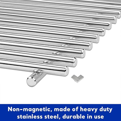 Uniflasy 17 inch 720 0896b Grill Grates for Nexgrill 6 Burner 720-0896B 720-0898 720-0896X 720-0896E Gas Grill, Cast Iron Cooking Grids for Nexgrill 6-Burner Deluxe 720-0896B Grill Replacement Part