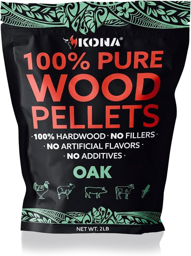 Kona Oak Indoor Smoker Pellets - 2 lb Resealable Bag