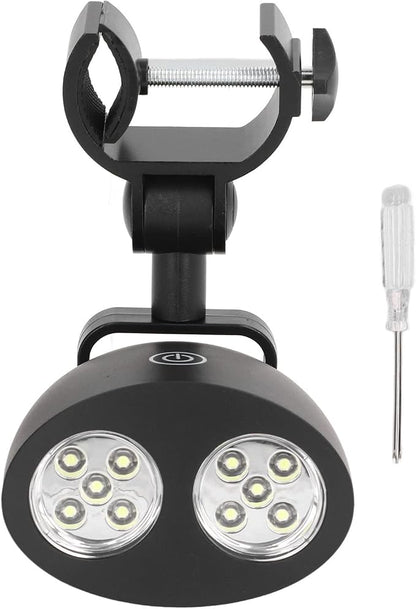 Barbecue Grill Light with 10 LED Lights, Touch Switch Design, and Clamp for Gas Charcoal Electric Grill