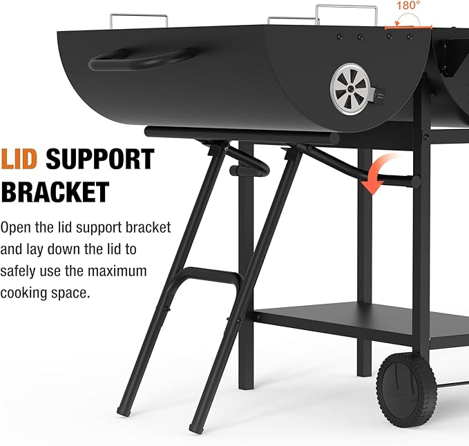 Extra Large Charcoal Grill for Outdoor Cooking