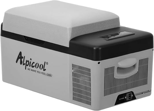 Alpicool C20 portable compressor fridge freezer 21Quart(20Liter) for car and home - 12V/24V DC and 110V AC