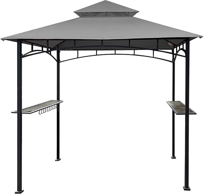 SCOCANOPY Grill Gazebo Replacement Cover Compatible with Aldi Gardenline Belavi Shoprite Grill Gazebo,for Model Number: 822694,31937-17,21581,43472,812576(Gray1)