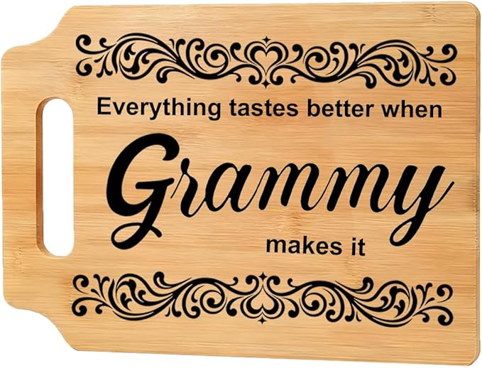 Grammy Gifts - Kitchen Wall & Counter Decor, Unique Mother's Day, Christmas & Birthday Gifts from Grandkids