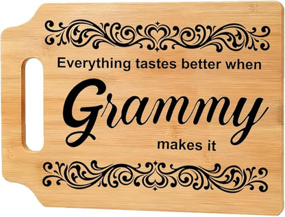 Grammy Gifts - Kitchen Wall & Counter Decor, Unique Mother's Day, Christmas & Birthday Gifts from Grandkids