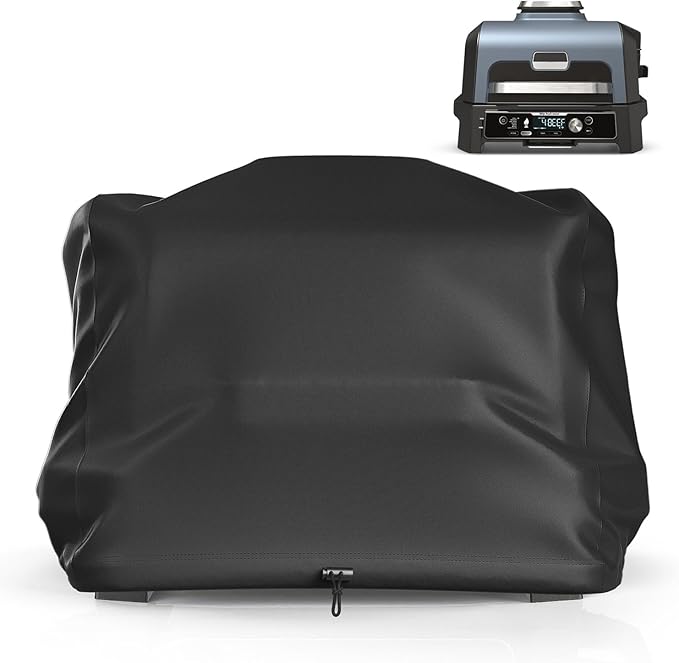 Grill Cover for Ninja Woodfire Pro Premium OG800 and OG900 Series Grill, UV & Water Resistant Cover for Ninja Woodfire Premium Grill
