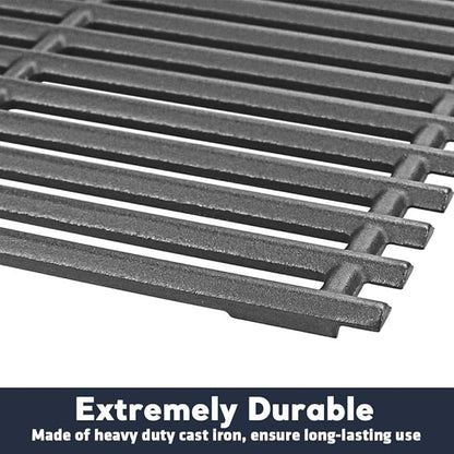 Uniflasy 17 x 9 1/2 inch Grill Grates for Charbroil Tru Infrared 4 Burner 463255020 463242716 463242715 463276016 466242715 Replacement Parts for Charbroil Grill Grates for Nexgrill 720-0882A