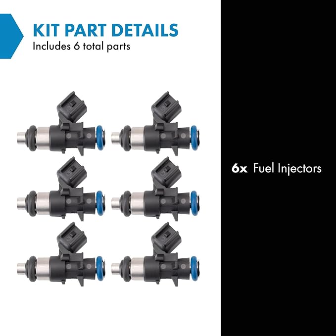 TRQ Fuel Injector Set | For 11-19 Chrysler Dodge 11-17 Jeep 12-18 Ram 11-14 VW