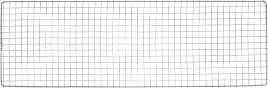 HARFINGTON Square BBQ Grill Net 19x62cm Stainless Steel Cross Wire Barbecue Mesh Mat for Baking Smoking Charcoal Grilling Roasting
