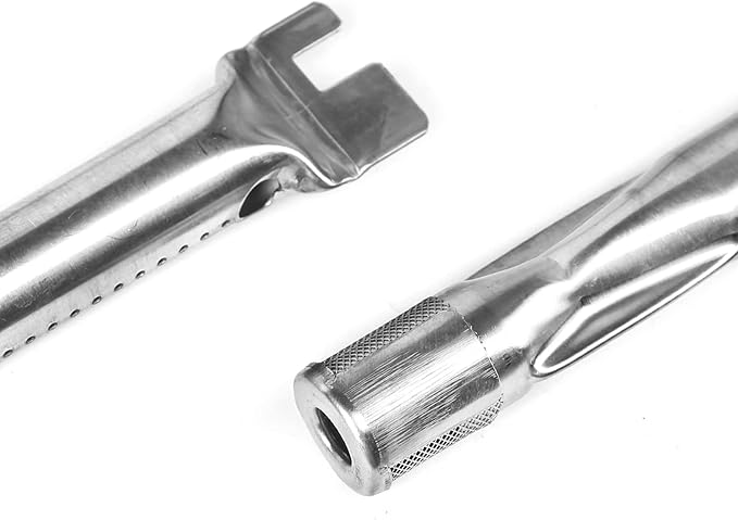 Hisencn 7508 Grill Burner Tube for Weber Genesis Silver B & C, Gold B & C, Weber Spirit 300, Spirit E310 E320 (with Side Control Knobs), Spirit 700 Weber 900 Burner Tube Set, 28 1/8 inches