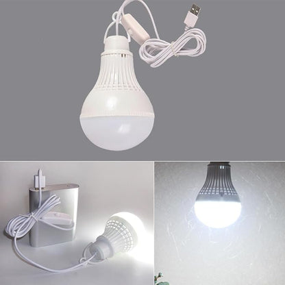 USB Powered LED Camp Light Push Button Control for Work BBQ Fishing Repair Hanging Tent Lamp