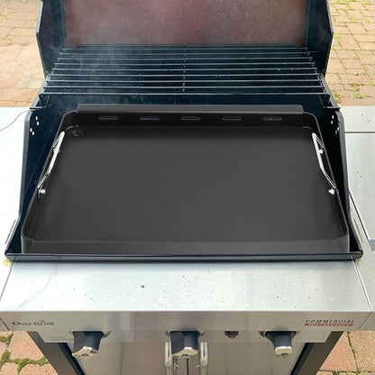 Full-Size Griddle Inserts for Charbroil Commercial Infrared 3 Burner 463242516 463242515 466242515 466242615 463367516 466242516 463342620, Flat Top Griddle Replacement for G466-0025-W1A G466-2400-W1