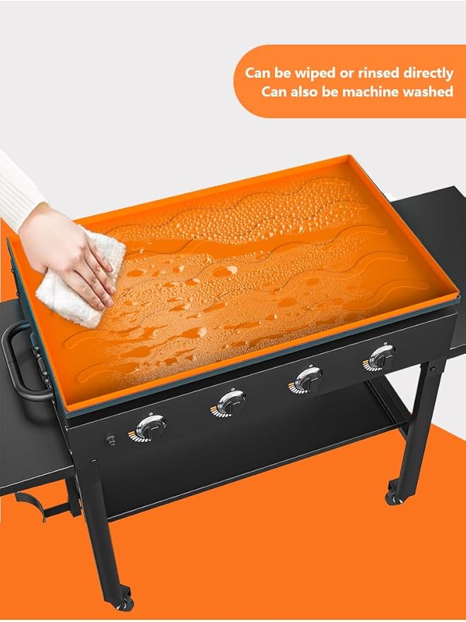 Silicone Griddle Mat for Blackstone 22 Inch Griddle,Food Grade Waterproof Silicone Mat,Protect Your Griddle,Under Sink Mat,Wire Shelve Liner