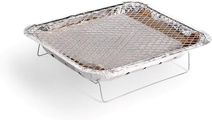 Disposable Charcoal Grill Ideal for Camping and Tailgate Parties -Pack of 2 Small size Portable, Easy To Light, and Convenient charcoal grill Lasts 1.5 hours Grill Anytime, Anywhere