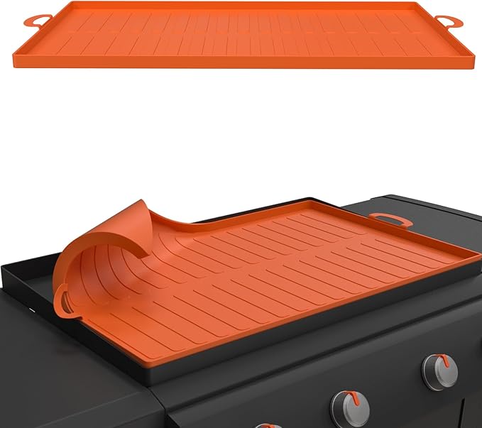 Blackstone 36 Inch Silicone Griddle Cover, Rectangular, Handles, Hand withdrawal