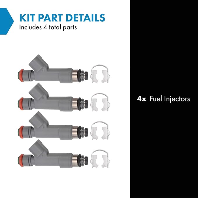 TRQ Fuel Injector Set | For 2009-2011 Chevrolet HHR 2010-2012 Malibu 2010 Pontiac G6