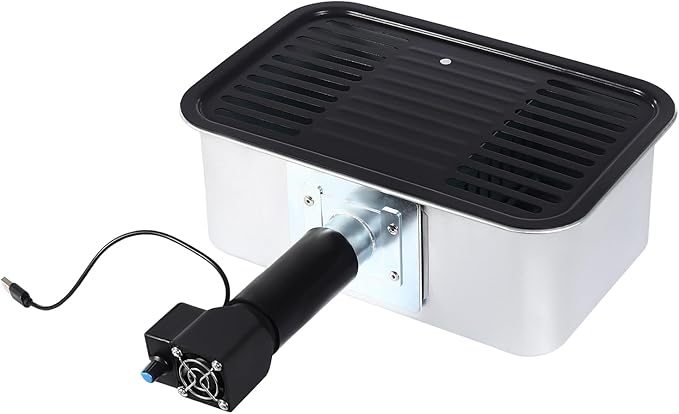 Portable Charcoal Grill, Outdoor BBQ Grill Mini Camping Stoves with Carrying Bag, USB Power Supply Barbecue Grill Small Charcoal Grill for Camping Backyard Cooking, 12.9 * 8.3 * 4.7In 烧烤炉 烧烤架
