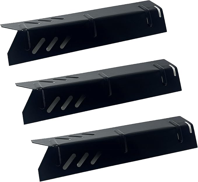 Parts DP120 (3-Pack) Porcelain Steel Heat Plate Replacement for Uniflame GBC1030W, GBC1030WRS, GBC1030WRS-C, GBC1134W, GBC1134WRS Gas Grill
