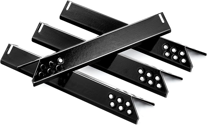 BG2824B Heat Tents Grill Replacement Parts for Expert Grill Parts 5210050 BG2824BP BG2824BN XG16-096-034-00 XG17-096-034-04 Porcelain Steel Expert Heat Plates Grill Accessories 4 Burner Grill Parts