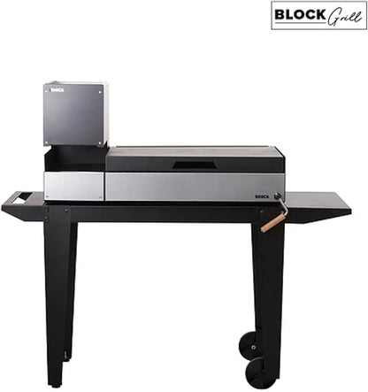 Block Arrayan 40 Inch Modular Freestanding Charcoal Grill | Barbecue Grill Perfect To Adapt To Spaces | Elegant Design, A+ Stainless Steel Front, Refractory Brick Base