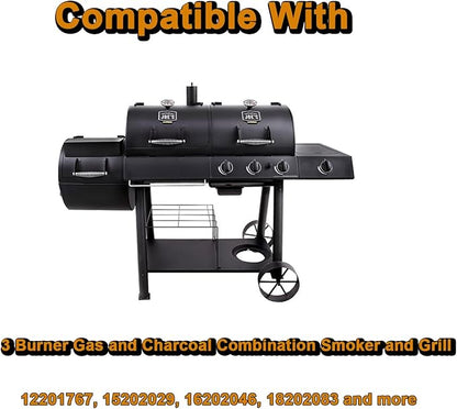 15202029 Heat Deflector Grill Replacement Parts for Oklahoma Joes Longhorn Combo Charcoal Smoker Heat Tent 1767054 12201767 15202029 16202046 18202083 14201767 3 Burner Gas Grill Heat Shields