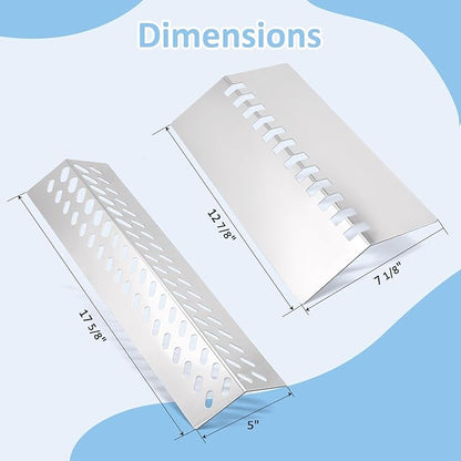 Grill Replacement Parts for Lion L9000 90000 & Bull 57569 57568, 16521 16631 Flame Tamer 16670 16520 Heat Shield for Bull Grill