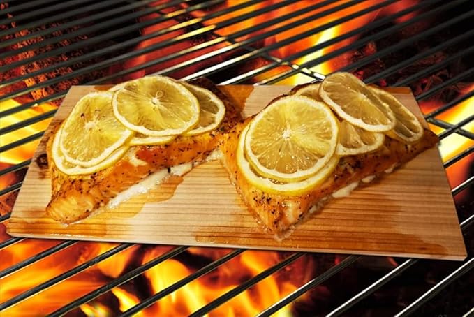 Wider 12 PK, Cedar Planks for Grilling Salmon, Better Smoking, Add Smoky Flavor to Salmon, Veggies, Restaurant Quantity