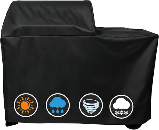 Grill Cover for Traeger Woodridge Grills, Heavy Duty and Waterproof Wood Pellet Smoker Cover for Traeger BAC761 Full-Length Woodridge TFB86MLH Grill Accessories