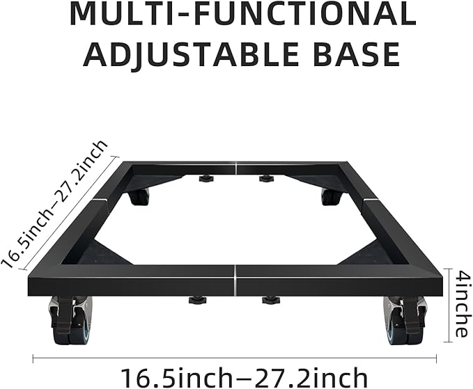 Heavy Duty Smoker Stand – Universal Mobile Base for Electric Smokers (Vertical/Digital), All-Steel Construction, 1000 lb Capacity