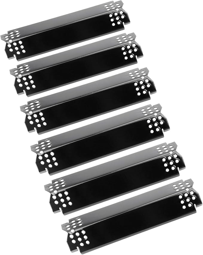 Grill Heat Plates Replacement Parts for Nexgrill, Porcelain Steel Heat Tents for Home Depot Nexgrill 6 Burner Gas Grill, 14.6" Flame Cover Replacement Parts for Nexgrill 720-0896B