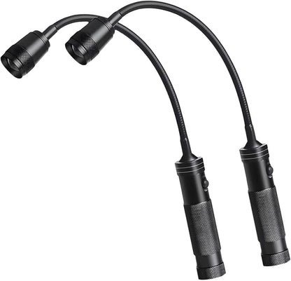 Portable Battery Power LED Work Light for Camping Hiking and Barbecue Feature Strong Base and Flexible Neck Car Light