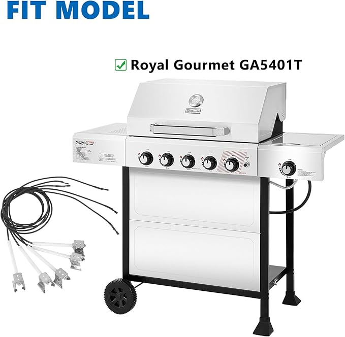 SafBbcue Grill Igniter Replacement for Royal Gourmet GA5401T Grill Accessories Replacement Parts, Corrosion Resistant Ignition Easy Install
