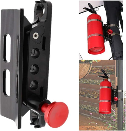 AUFER Universal Quick Release Roll Bar Fire Extinguisher Mount Holder Compatible with for Jeep Wrangler Gladiator Ford Bronco UTV Polaris RZR Can Am ATV,Aluminum