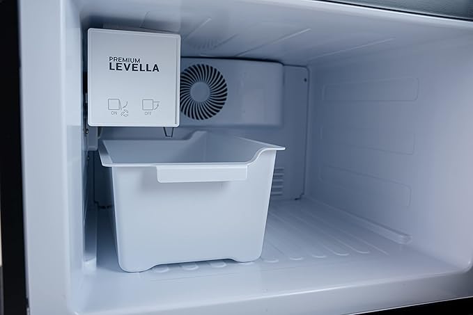 PremiumLevella PRFIM1257DX Glass Door Display Refrigerator 12.5 cu ft Commercial Beverage Cooler Merchandiser With Automatic Ice Maker