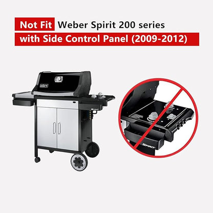 Hongso 7637 Grill Grates for Weber Spirit 200, 17.5 inch Grill Parts for Spirit E210 S210 E215 E220, Spirit II E/S 210 Grills (2013-2017 Front Control Panel), Not for Side Control Models & 300 Series