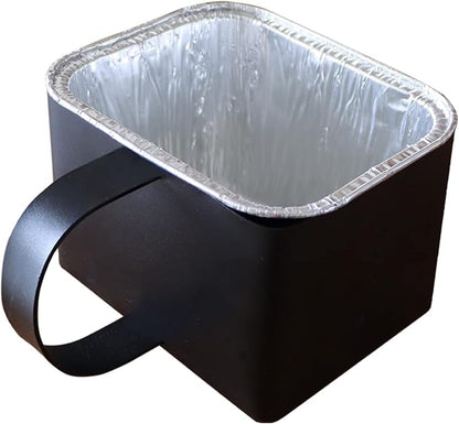 20PCS Disposable Aluminum Foil Grease Bucket Liners for Pitboss Griddle & Razor 4B Griddle, Country Smokers Portable Gas Griddle Accessories