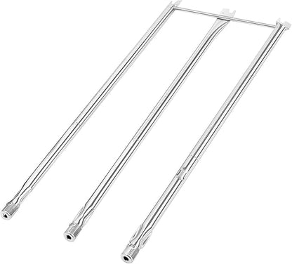 Uniflasy 304 Stainless Steel Burner Tubes Replacement for Weber Genesis 300 Series (2007-2010), Fits E-310 E-320 EP-310 EP-320 S-310 S-320 Gas Grills with Side Control, Replace 67722 67820