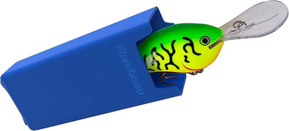 Flambeau Outdoors Zerust MAX Waterproof Crank Bank | 24 Removable Zerust Anti-Corrosion Cups, Individually Protect and Store Crankbaits, Jerkbaits, Jointed-Baits, Poppers, 14" x 6.4" x 5.3"