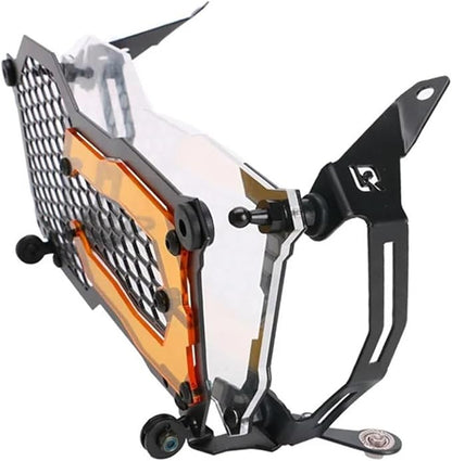 Headlight Protector Grille for R1200 R1250 GS for ADV Motorcycle Headlight Headlamp Guard Protective Grill Cover with 1 Lamp Slice Replacement Headlamp Grill Guard
