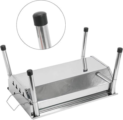 Portable Charcoal Grill for Camping BBQ, Outdoor Barbecue Grill Folding with Wire Meshes, Mini Charcoal Grills for Backpacking, Tailgate, Park & Household Grilling,A-1