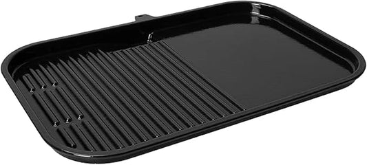 Non-Stick Griddle Plate for Ninja Woodfire XSKGRDLXL OG951 OG901 OG850 Grill Accessories，Cast Iron Flat Top 2-in-1 Grill Griddle Plate Pan for Ninja Woodfire Pro XL Connect OG900 OG800 Series