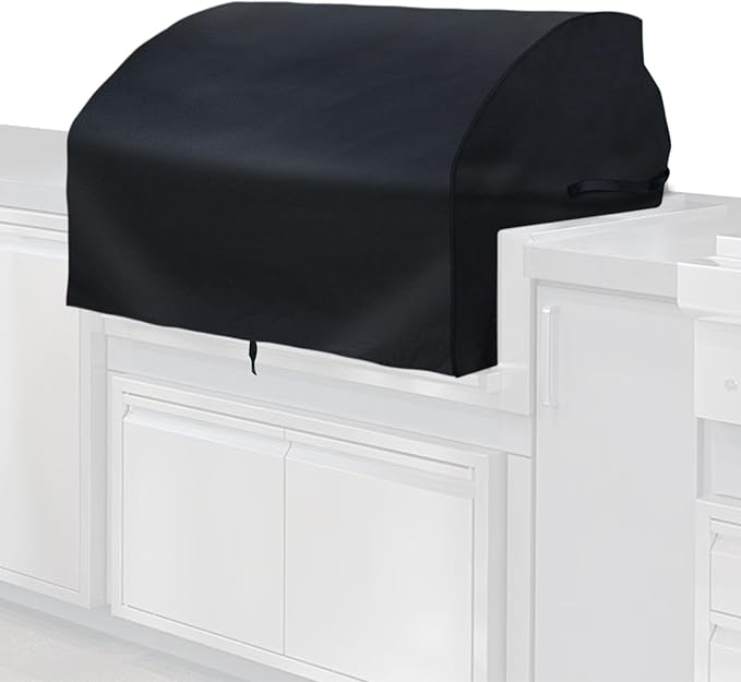OG42 Grill Cover Replacement Parts for Wolf Built-in 42 Inch Grills Twin Eagles Alfresco Lynx 42” Built in Grill Parts Outdoor Heavy Duty BBQ Cover Griddle Hood Cover Black Grill Top Cover 1 Pack